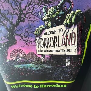 Black and Green Goosebumps Sweatshirt “Welcome to Horrorland”